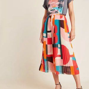 Maeve Anthropologie Aurelia geometric skirt